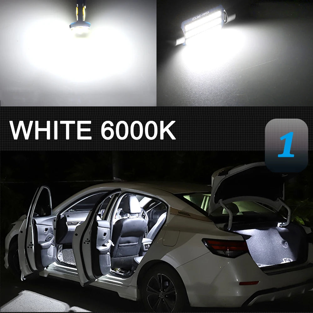 Kit Luces LED Interior para Hyundai i30 2007–2025 | Súper Brillantes | Reemplazo T10 W5W | 10–12–11 Piezas