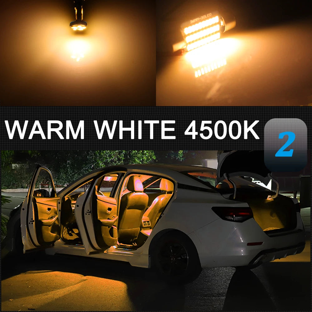 Kit Luces LED Interior para Hyundai i30 2007–2025 | Súper Brillantes | Reemplazo T10 W5W | 10–12–11 Piezas